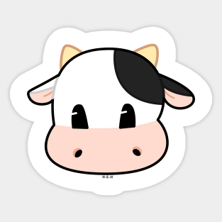 Harvest Moon Bubble Cow Sticker